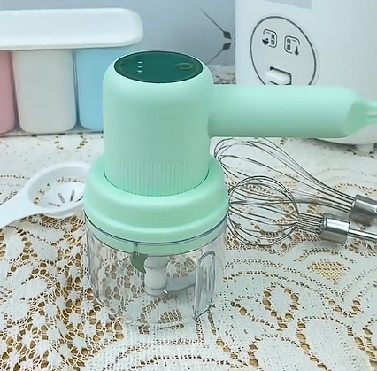 Batidora y Picadora De Mano 3 En 1