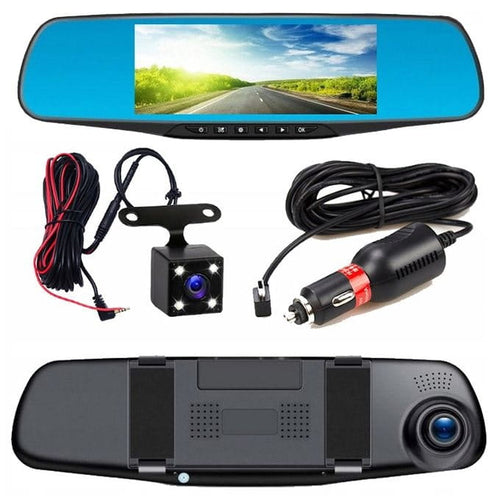 Espejo retrovisor 4 en 1 Pantalla Táctil
