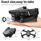 [OFERTA] - Dron E99 Max Sky Vision 4K + DOBLE BATERÍA + CONTROL PANTALLA CELULAR
