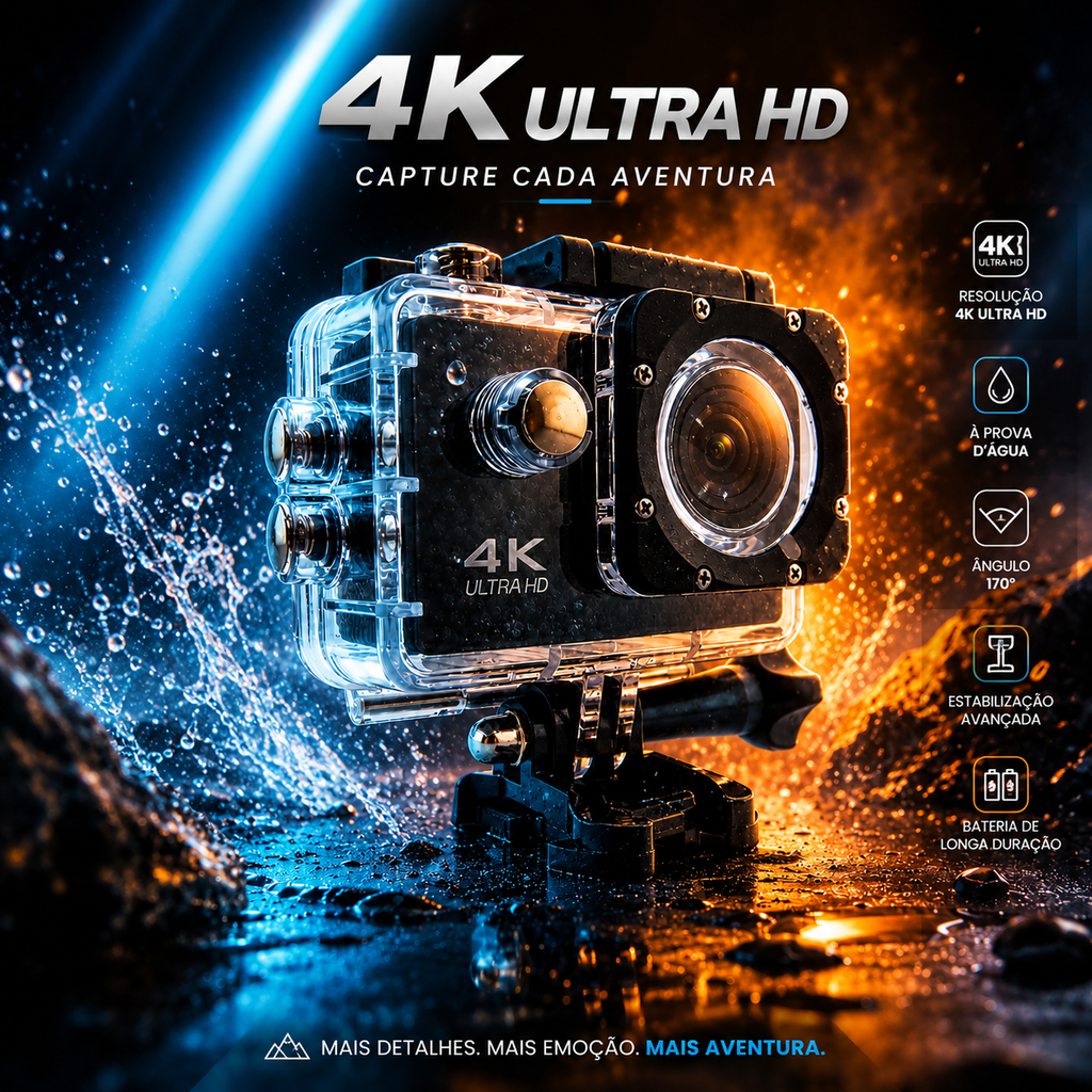 💥GoPro Camera 4K – Captura Cada Aventura con Calidad Profesional🔥