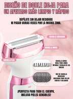 DermaPlex - Afeitadora Dama 5 en 1 con Pantalla