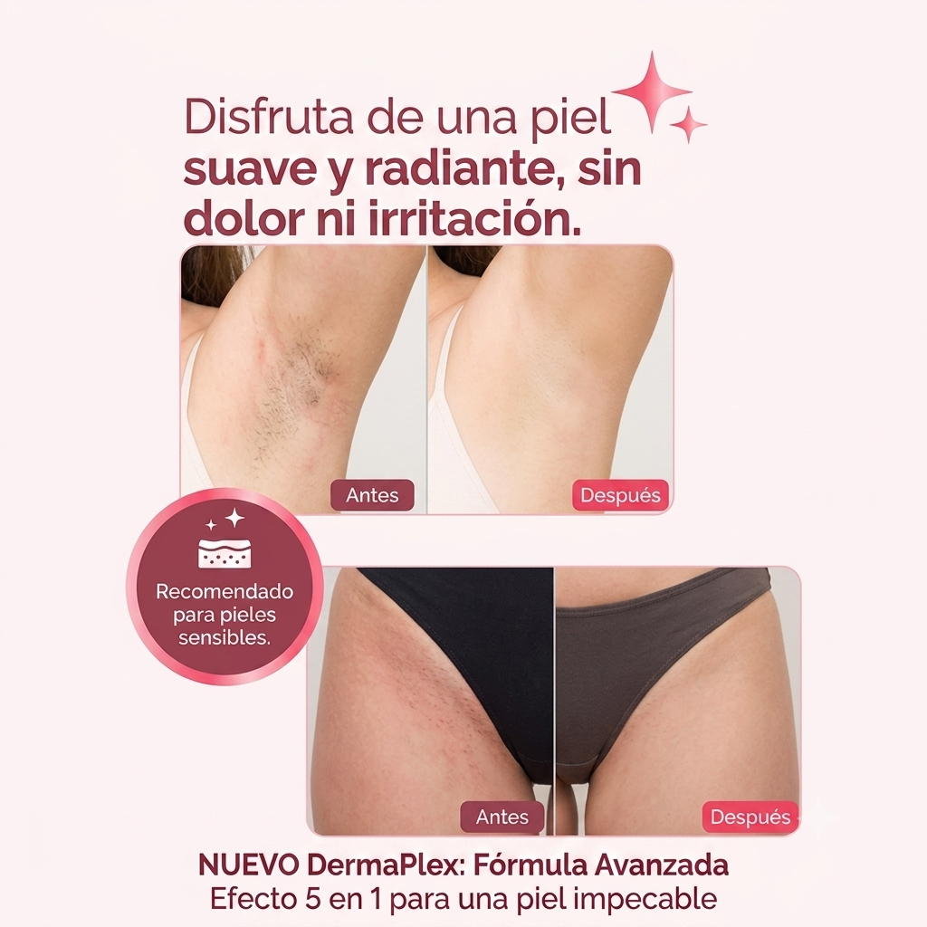 DermaPlex - Afeitadora Dama 5 en 1 con Pantalla