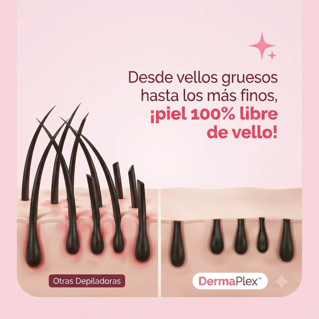 DermaPlex - Afeitadora Dama 5 en 1 con Pantalla