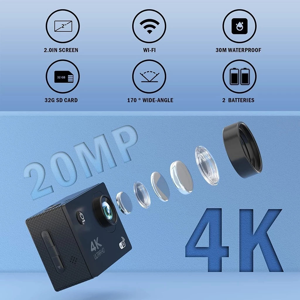 Camara Deportiva De Video Resistente Al